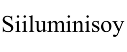 SIILUMINISOY trademark