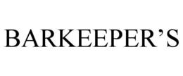 BARKEEPER'S trademark
