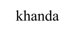 KHANDA trademark