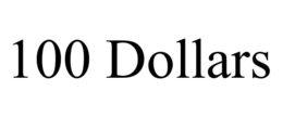 100 DOLLARS trademark
