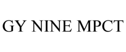 GY NINE MPCT trademark