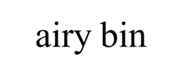 AIRY BIN trademark