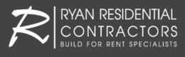 R RYAN RESIDENTIAL CONTRACTORS BUILD FOR RENT SPECIALISTS trademark