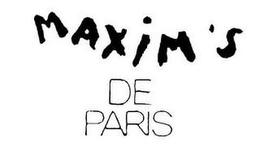 MAXIM'S DE PARIS trademark
