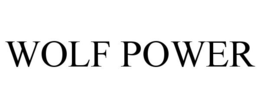 WOLF POWER trademark