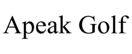 APEAK GOLF trademark