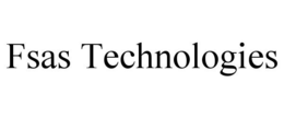 FSAS TECHNOLOGIES trademark