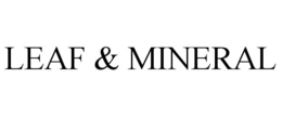 LEAF & MINERAL trademark