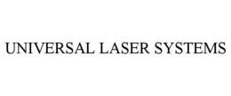 UNIVERSAL LASER SYSTEMS trademark