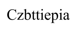 CZBTTIEPIA trademark