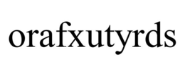 ORAFXUTYRDS trademark