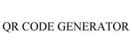 QR CODE GENERATOR trademark