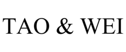 TAO & WEI trademark