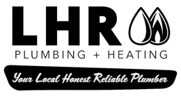 LHR PLUMBING + HEATING YOUR LOCAL HONEST RELIABLE PLUMBER trademark