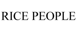 RICE PEOPLE trademark