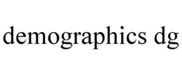 DEMOGRAPHICS DG trademark