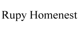 RUPY HOMENEST trademark