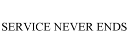 SERVICE NEVER ENDS trademark
