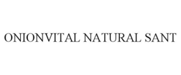 ONIONVITAL NATURAL SANT trademark