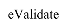 EVALIDATE trademark