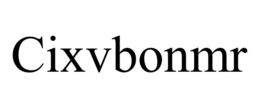 CIXVBONMR trademark