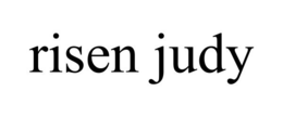 RISEN JUDY trademark