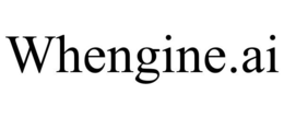 WHENGINE.AI trademark