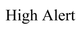 HIGH ALERT trademark