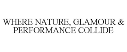 WHERE NATURE, GLAMOUR & PERFORMANCE COLLIDE trademark