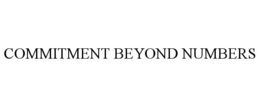 COMMITMENT BEYOND NUMBERS trademark