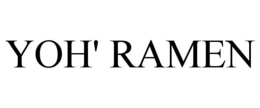 YOH' RAMEN trademark