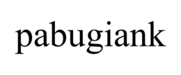 PABUGIANK trademark