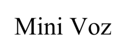 MINI VOZ trademark