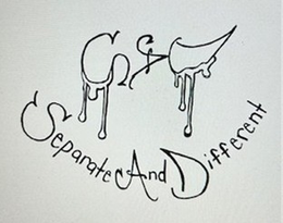 SAD SEPARATE AND DIFFERENT SEPARATE AND DIFFERENT trademark