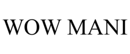 WOW MANI trademark