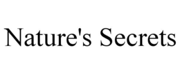 NATURE'S SECRETS trademark