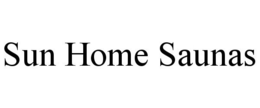 SUN HOME SAUNAS trademark