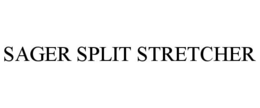 SAGER SPLIT STRETCHER trademark