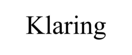 KLARING trademark