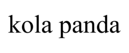 KOLA PANDA trademark