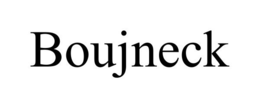 BOUJNECK trademark