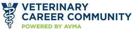 V VETERINARY CAREER COMMUNITY POWERED BY AVMA trademark