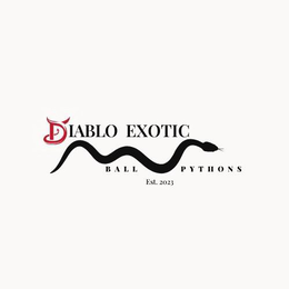 DIABLO EXOTIC BALL PYTHONS EST. 2023 trademark