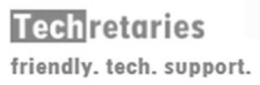 TECHRETARIES FRIENDLY. TECH. SUPPORT. trademark