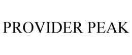 PROVIDER PEAK trademark