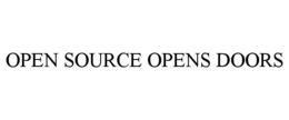 OPEN SOURCE OPENS DOORS trademark