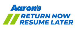 AARON'S // RETURN NOW RESUME LATER trademark