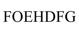FOEHDFG trademark