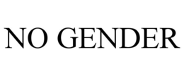 NO GENDER trademark