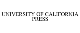 UNIVERSITY OF CALIFORNIA PRESS trademark